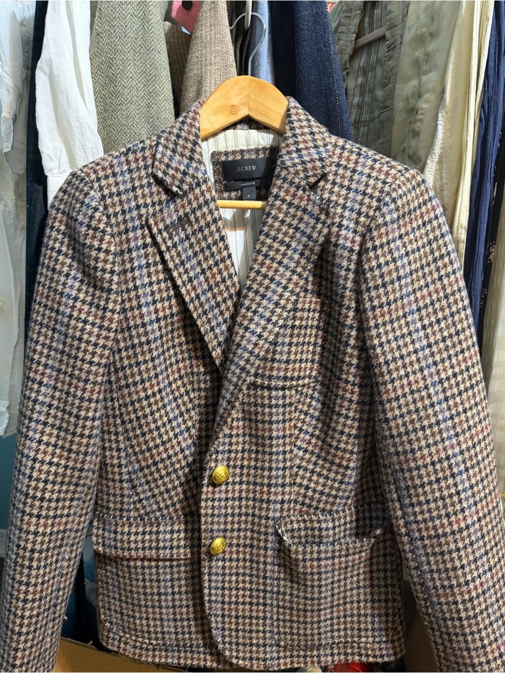 J.Crew Rhodes Houndstooth Wool
Blazer NWOT - Picture 5 of 11
